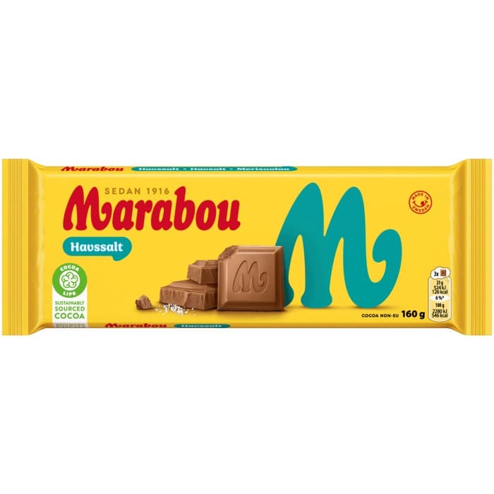 Marabou Havssalt 160g – från Marabou – 37 kr – hos Delitea
