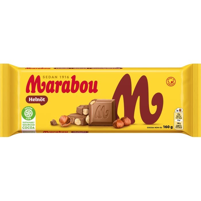 Marabou Helnöt 160g – från Marabou – 40 kr – hos Delitea