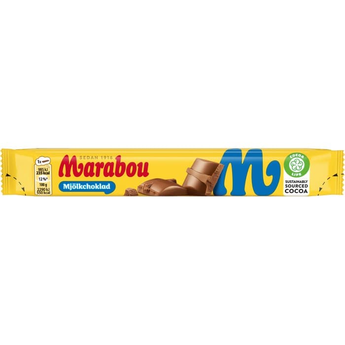 Marabou Mjölkchoklad 43g – från Marabou – 14 kr – hos Delitea