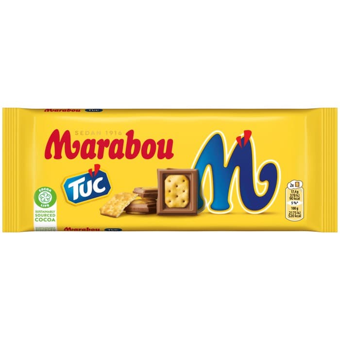 Marabou Mjölkchoklad Tuc Salty Crackers 87g – från Marabou – 24 kr – hos Delitea