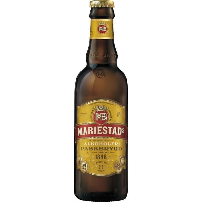 Mariestads Påskbrygd 0,5% Alkoholfri 33cl – från Mariestads – 8 kr – hos Delitea