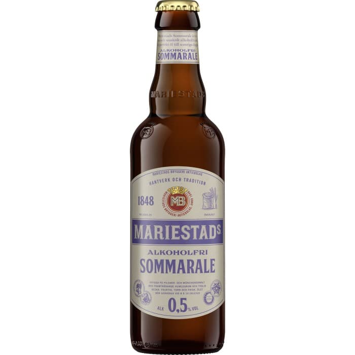 Mariestads Sommarpilsner 0,5% Alkoholfri 33cl