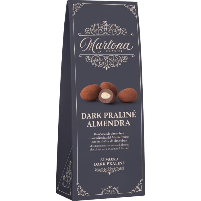 Marlona Praliner med Mörk Choklad 80g