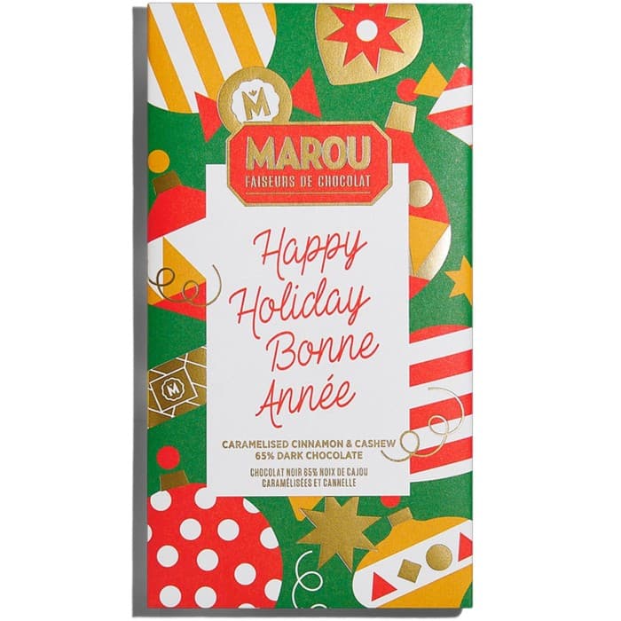 Marou Cinnamon Caramelized Cashew 80g – från Marou – 89 kr – hos Delitea