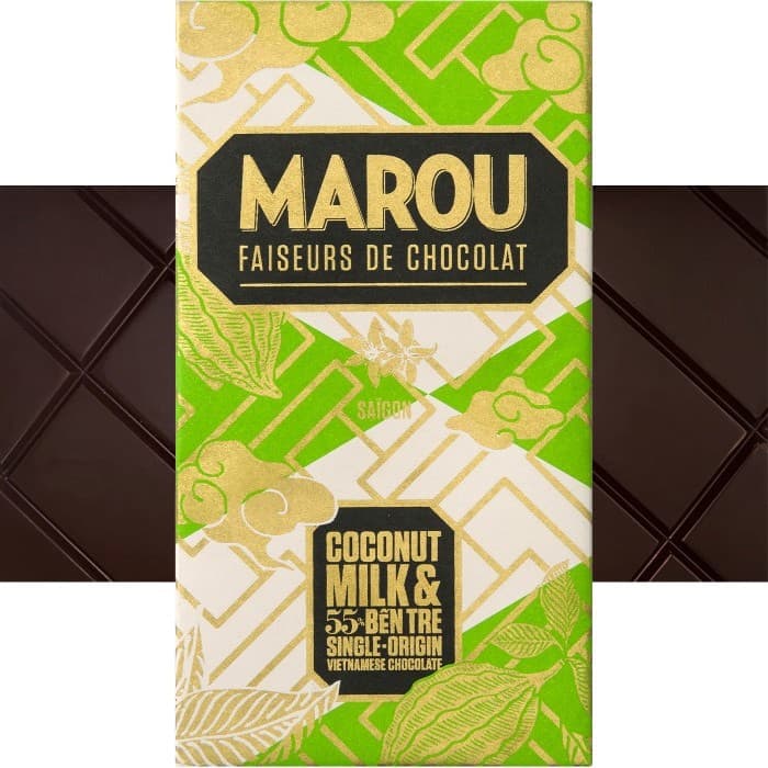 Marou Coconut Milk 55% 80g – från Marou – 79 kr – hos Delitea