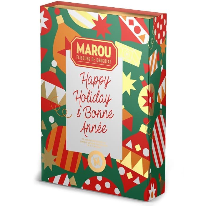 Marou Julkalender med Exklusiva Chokladnaps 144g