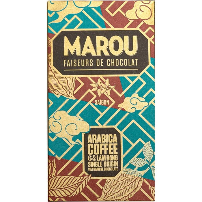 Marou Mörk Choklad Arabicakaffe 64% 80g från Marou – köp hos Delitea