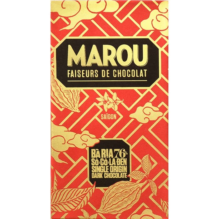 Marou Mörk Choklad Ba Ria 76% 80g från Marou – köp hos Delitea
