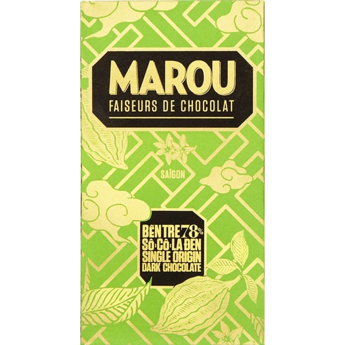 Marou Mörk Choklad Ben Tre 78% 80g från Marou – köp hos Delitea