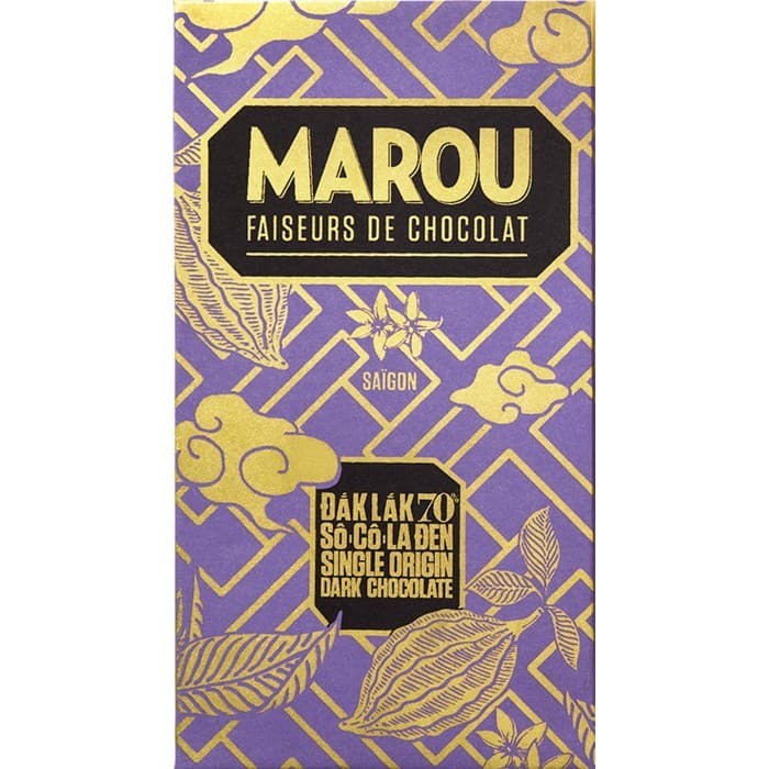 Marou Mörk Choklad Dak Lak 70% 80g - från Marou - 80 kr - hos Delitea