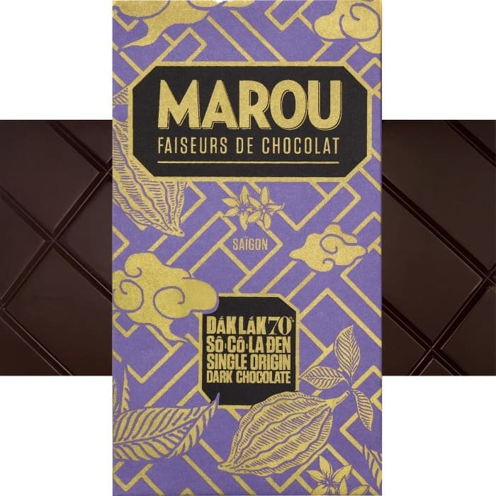 Marou Mörk Choklad Dak Lak 70% 80g – från Marou – 85 kr – hos Delitea