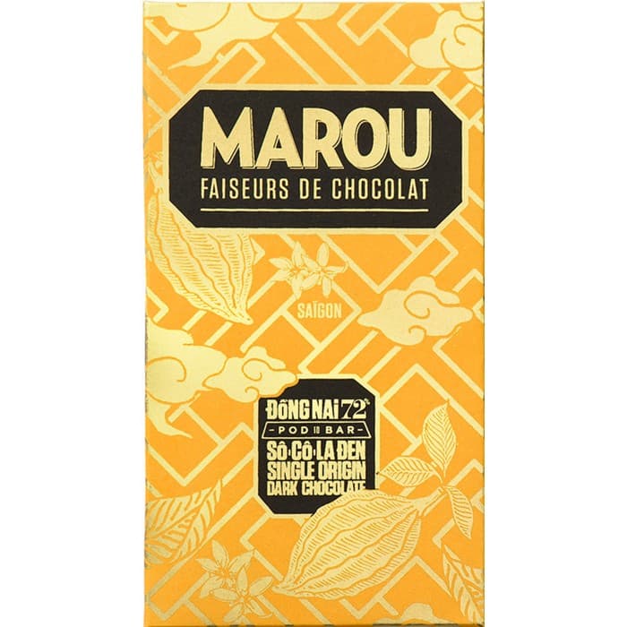 Marou Mörk Choklad Dong Nai 72% 80g från Marou – köp hos Delitea