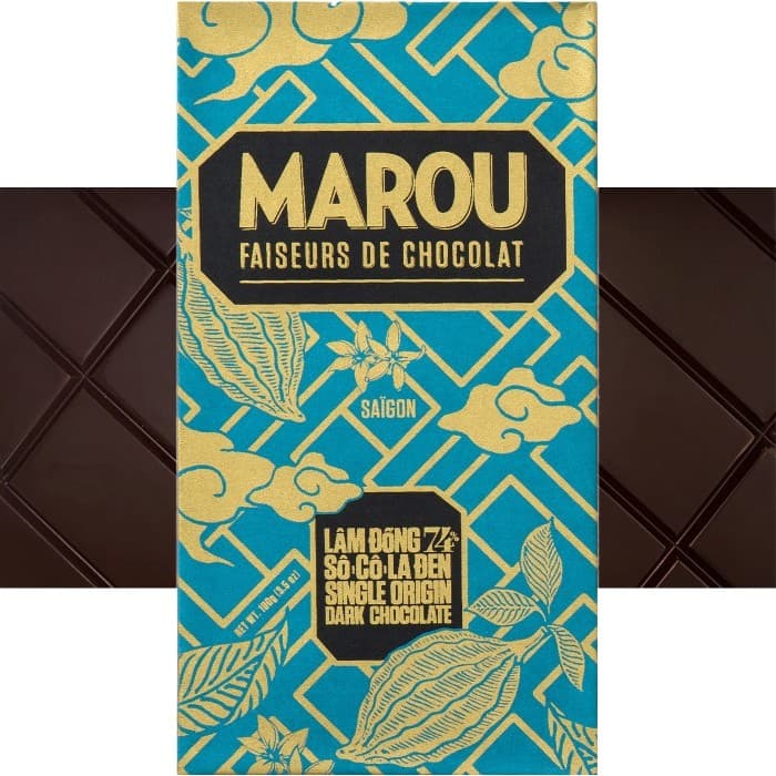 Marou Mörk Choklad Lam Dong 80g – från Marou – 85 kr – hos Delitea