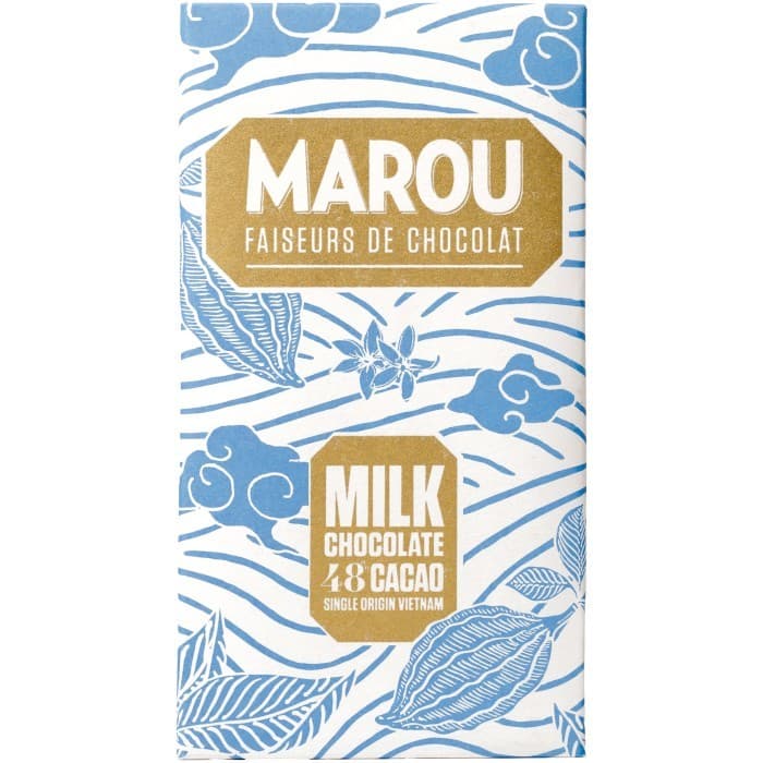Marou Mörk Mjölkchoklad 48% 80g från Marou - köp hos Delitea