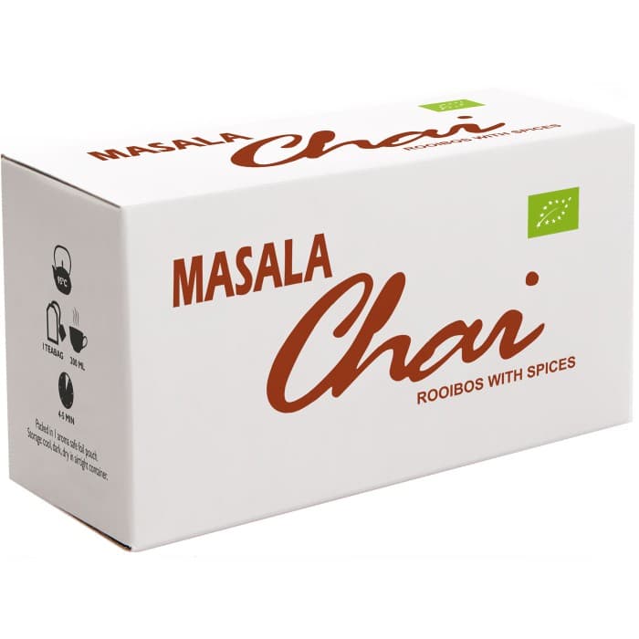 Masala Chai Rooibos Tepåsar 25-pack från Masala Chai – köp hos Delitea