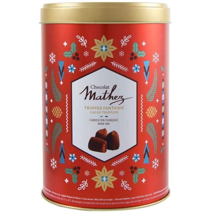 Mathez Pepparkakstryffel Julburk Röd 500g