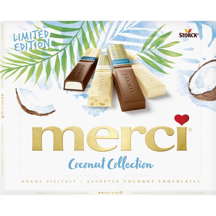 Merci Kokospraliner 250g – från Storck – 75 kr – hos Delitea