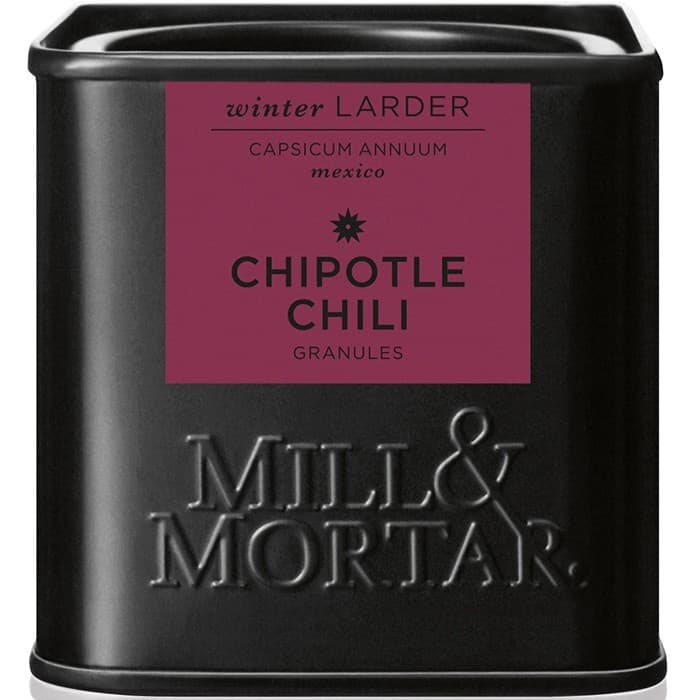 Mill & Mortar Chipotle-Chiliflingor 40g – från Mill & Mortar – 69 kr – hos Delitea