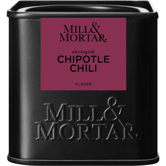 Mill & Mortar Chipotle-Chiliflingor 40g – från Mill & Mortar – 65 kr – hos Delitea