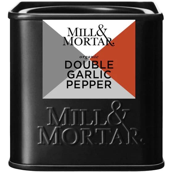 Mill & Mortar Double Garlic Pepper 50g från Mill & Mortar – köp hos Delitea