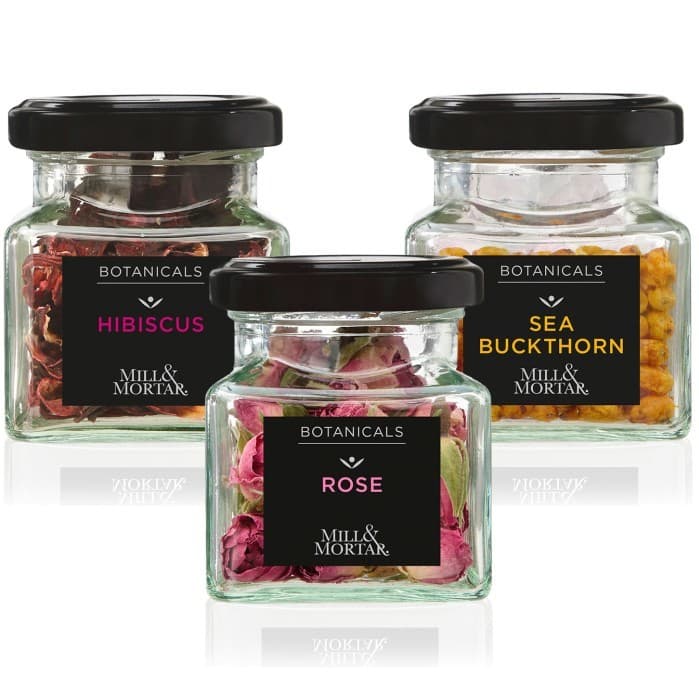 Mill & Mortar G&T Garnish Set Flower Power