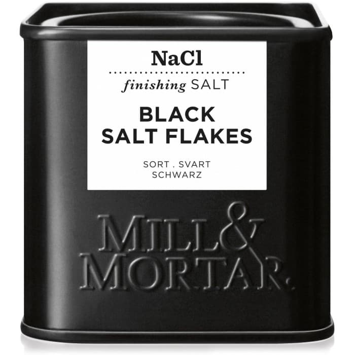 Mill & Mortar Svart Flingsalt 80g