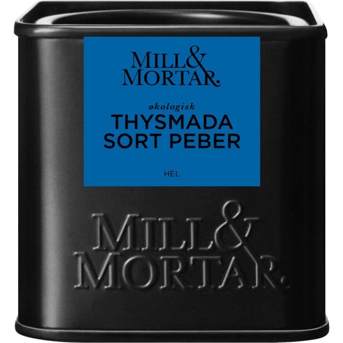 Mill & Mortar Svart Bordspeppar Hel 50g – från Mill & Mortar – 65 kr – hos Delitea