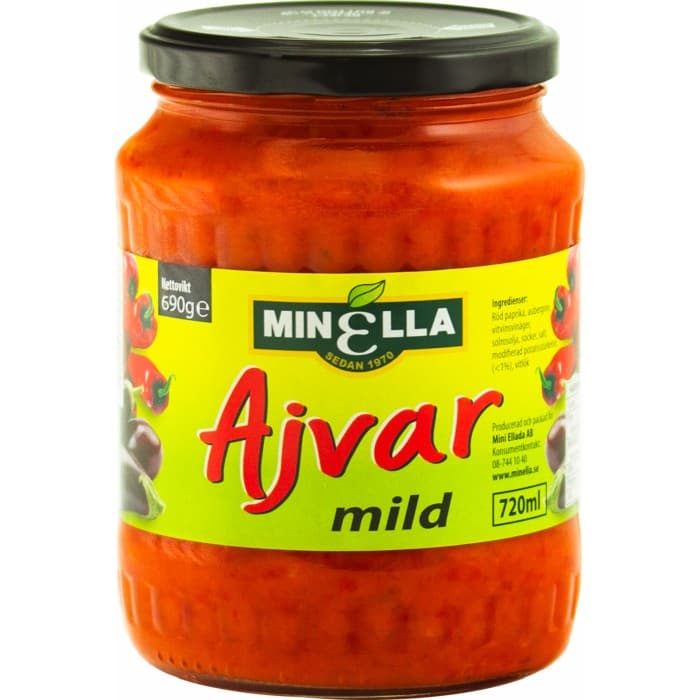 Minella Ajvar Mild 690g