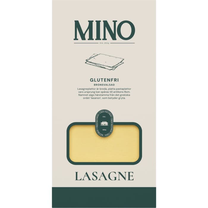 Mino Glutenfria Lasagneplattor 250g