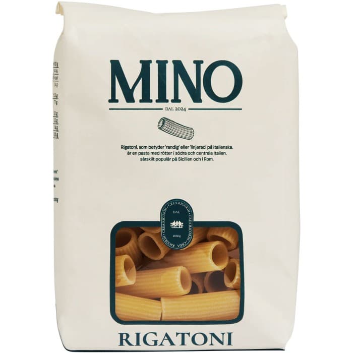 Mino Rigatoni 400g – från MINO – 28 kr – hos Delitea