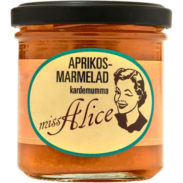 Miss Alice Aprikosmarmelad - Kardemumma 190g från Miss Alice – köp hos Delitea