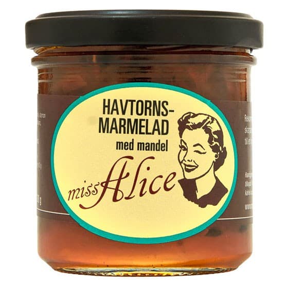 Miss Alice Havtornsmarmelad - Rostad Mandel 190g från Miss Alice – köp hos Delitea