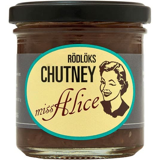 Miss Alice Rödlökschutney 190g