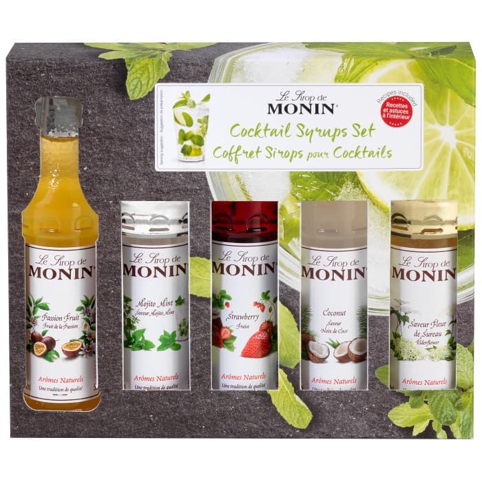 Monin Cocktail Mini Set Syrup 5x5cl