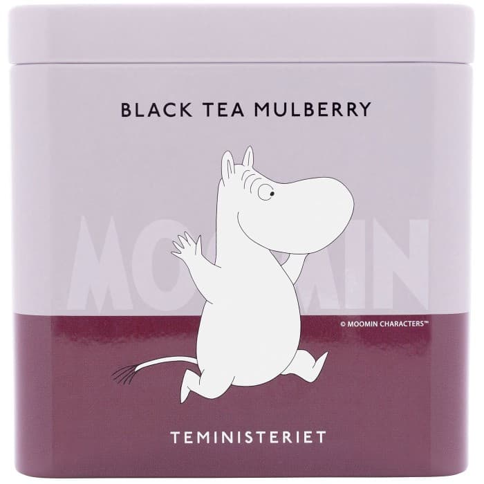 Teministeriet Moomin Black Tea Mulberry Tin 100g från Teministeriet – köp hos Delitea