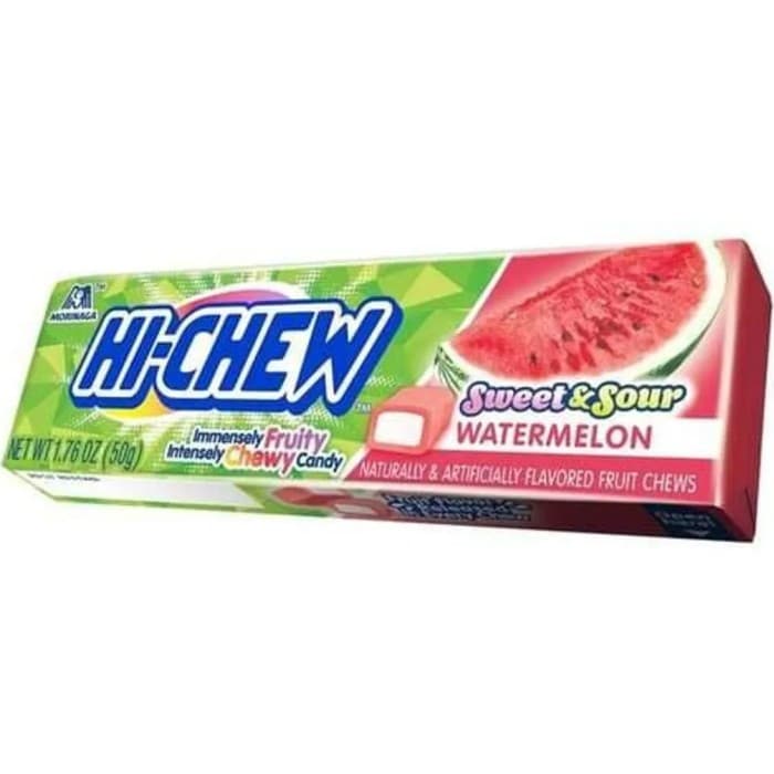 Morinaga Hi-Chew Sweet & Sour Watermelon 50g – från Morinaga – 25 kr – hos Delitea