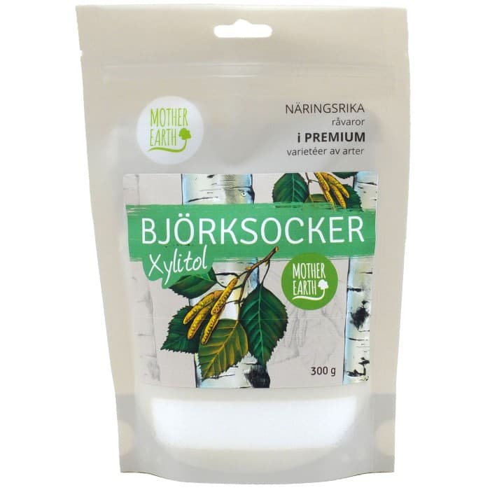 Mother Earth Björksocker Xylitol 300g – från Mother Earth – 80 kr – hos Delitea