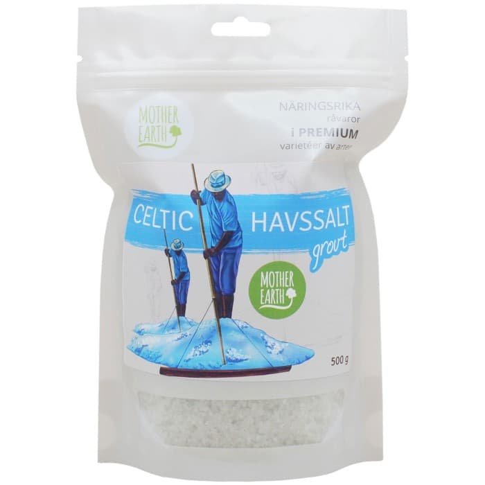 Mother Earth Celtic Havssalt Grovt 500g – från Mother Earth – 90 kr – hos Delitea