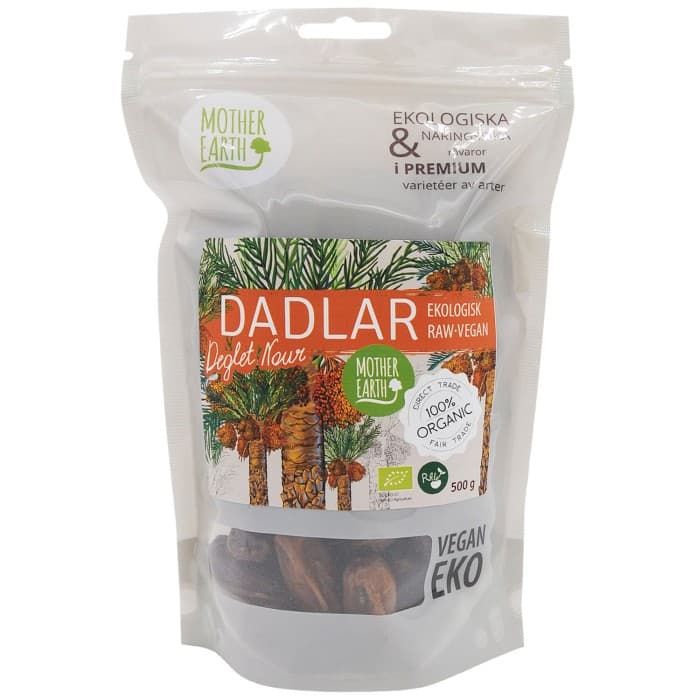 Mother Earth Dadlar Deglet Nour Kärnfria EKO 500g