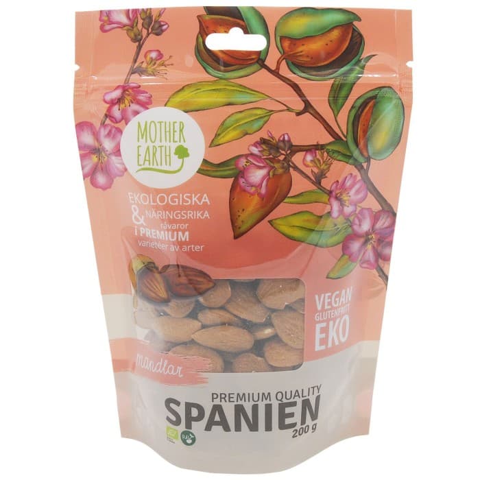 Mother Earth Mandlar Premium EKO 200g – från Mother Earth – 80 kr – hos Delitea