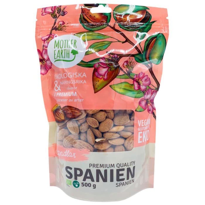 Mother Earth Mandlar Premium EKO 500g – från Mother Earth – 169 kr – hos Delitea