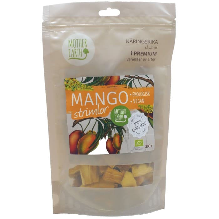 Mother Earth Mango Strimlor EKO 300g – från Mother Earth – 110 kr – hos Delitea