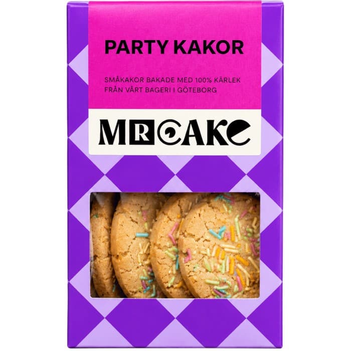 MR Cake Småkakor Party 165g – från MR Cake – 69 kr – hos Delitea