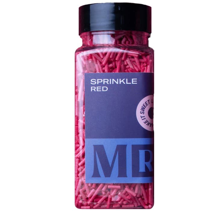 MR Cake Sprinkle Red Strössel 85g