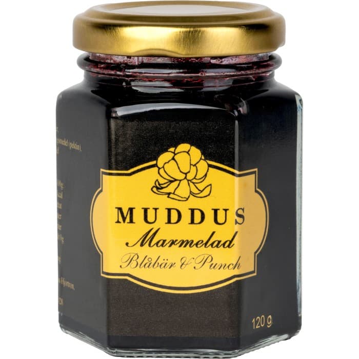 MUDDUS Blåbär & Punschmarmelad 120g från MUDDUS - köp hos Delitea