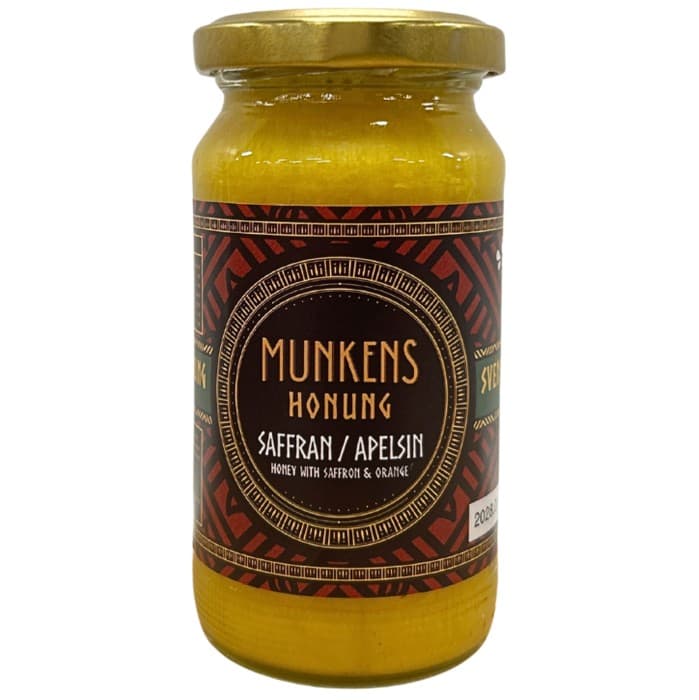 Munkens Hälsa Svensk Honung Saffran & Apelsin 280g – från Munkens Hälsa – 115 kr – hos Delitea