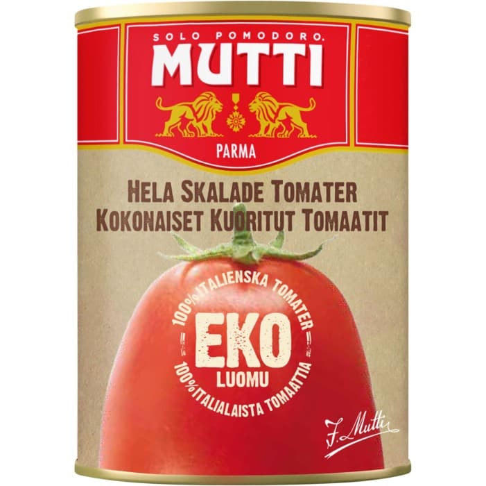 Mutti Hela Skalade Tomater 400g