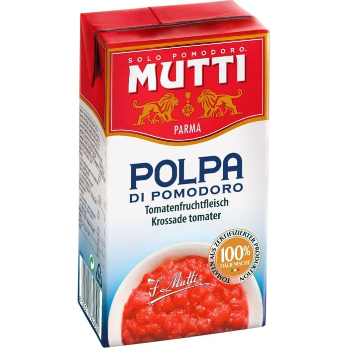 Mutti Krossade Tomater Tetra 500g