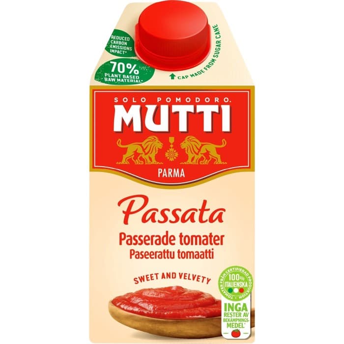 Mutti Passata Passerade Tomater 500g