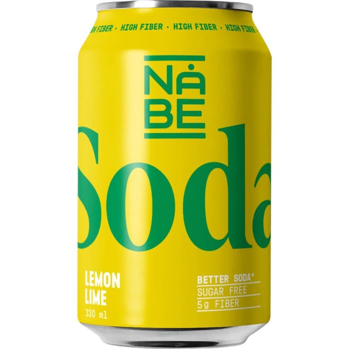 NÅBE Soda Lemon Lime Burk  33cl – från NOBE – 21 kr – hos Delitea